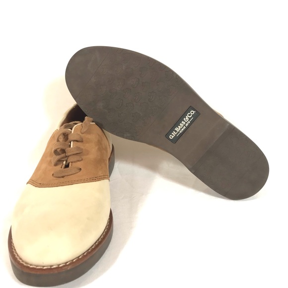 GH & Bass Co men’s shoes T074 tan and brown size 8 - Picture 4 of 6